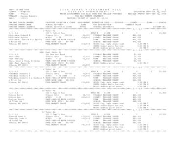 STATE OF NEW YORK COUNTY - Tompkins TOWN - Ithaca VILLAGE - Cayuga Heights SWIS