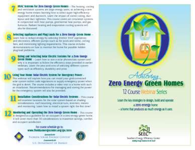 7 HVAC Systems for Zero Energy Green Homes – The heating, cooling