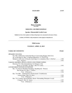 Legislative Proceedings - Legislative Chamber (1043)