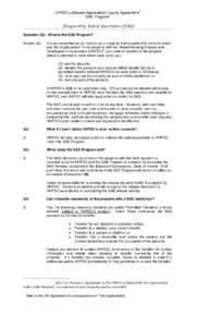 HHFDC’s Shared Appreciation Equity Agreement1 “SAE Program“ Frequently Asked Questions (FAQ) Question (Q): What is the SAE Program? Answer (A):