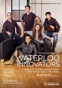 Waterloo /  Ontario / Feridun Hamdullahpur / Regional Municipality of Waterloo / Conrad Grebel University College / Waterloo / University of Waterloo / Eurovision Song Contest / University of Waterloo Conrad Business /  Entrepreneurship and Technology Centre