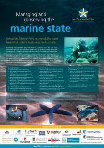 Gascoyne / Ningaloo Reef / Biology / Environment / Australian Institute of Marine Science / Marine park / Biodiversity / Conservation biology / Geography of Australia / Australian National Heritage List / Coastline of Western Australia