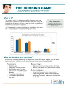 2012 Choking Game Fact Sheet.indd