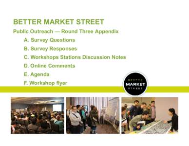 July 2013 Better Market Street Workshop Flyer