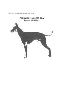 FCI-Standard N° [removed] / GB  PERUVIAN HAIRLESS DOG