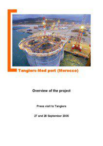 Tangiers-Med port (Morocco)  Overview of the project