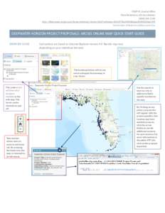 FDEP FL Coastal Office Chris Robertson, GIS Coordinator[removed]http://fdep.maps.arcgis.com/home/webmap/viewer.html?webmap=02c0278ce50444dabac838503bbde395 [removed]