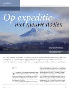 Jan Mayen  Op expeditie met nieuwe doelen