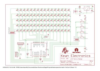 :02:45 AM \\PIXEL\Users\kean\My Documents\Kean Electronics\Eagle\Projects\Hackerspace\led matrix 1\lm2.sch (Sheet: 1/1)   