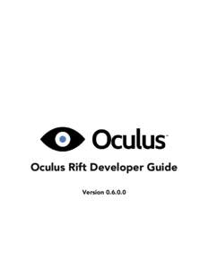 Oculus Rift Developer Guide