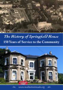 History of Springfield House A5 brochure