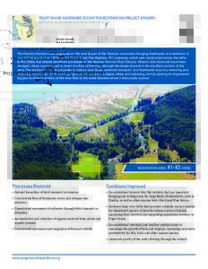 PUGET SOUND NEARSHORE ECOSYSTEM RESTORATION PROJECT (PSNERP) POTENTIAL RESTORATION AND PROTECTION PROJECTS Hamma Hamma Causeway Replacement and Estuary Restoration
