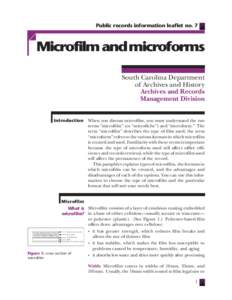 Media technology / Documents / Microform / Information science / Aperture card / Microfilm reader / Vesicular film / Film base / Microfilmer / Archival science / Storage media / Library science