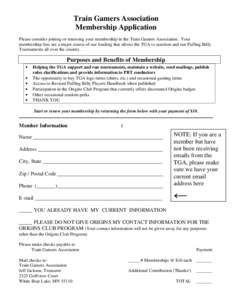 Microsoft Word - TGA Membership Form rev 2013