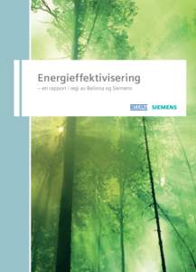 Energieffektiviseringsrapporten  Energieffektivisering