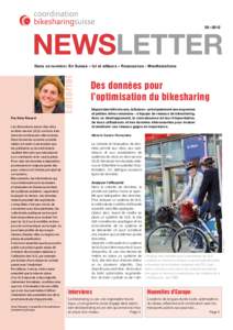 03 – 2012  NEWSLETTER Dans ce numéro : En Suisse – Ici et ailleurs – Ressources - Manifestations  Par Aline Renard