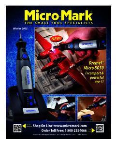 Micro-Mark Catalog Covers Winter 2015