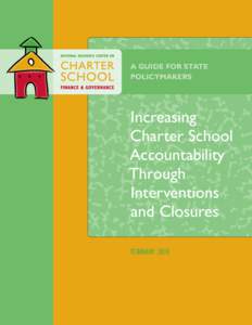 A Guide For State Policymakers Increasing Charter School Accountability