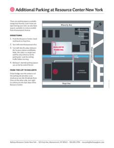 Additional Parking at Resource Center New York Waverly Ave N  There are parking spaces available