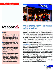 Case Study  Omni-channel commerce with an online storefront 