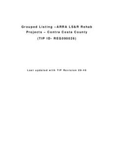 Microsoft Word - cover page for grouped listings - ARRA-LSR Rehab - contra costa.doc