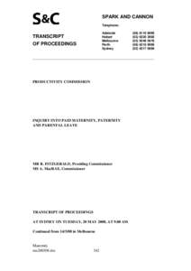 Family law / Parental leave / Australian Fair Pay and Conditions Standard / American International Group / Human resource management / Industrial relations / Sociology / Maternity and Parental Leave /  etc Regulations / Employment compensation / Parenting / Social programs