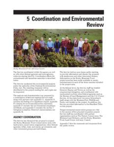 CHAPTER 5: Coordination and Environmental Review (Rocky Mountain Front Conservation Area Expansion: Environmental Assessment)