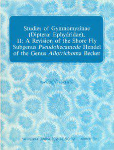 Studies of Gymnomyzinae (Diptera: Ephydridae), II: A Revision of the Shore Fly