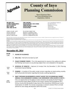 Inyo / Board of supervisors / Howard County Department of Planning and Zoning