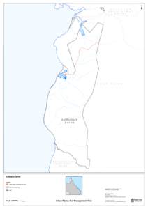 Aurukun Shire Urban Flying-Fox Management Area map