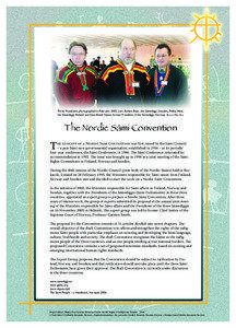 Sámi politics / Sámi Conference / Sami people / Min Áigi / Nordic Council / Sami languages / Karasjok / Sami Parliament of Norway / Sami Parliament of Finland / Europe / Scandinavia / Sami