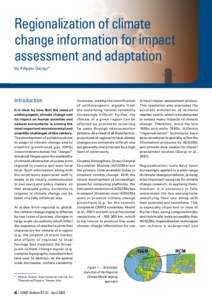 Regionalization of climate change information for impact assessment and adaptation Title by Filippo Giorgi*