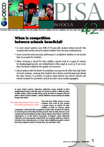 in Focus  42 education data education evidence education policy education analysis education statistics education data education evidence education policy