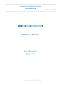 International practical guide on civil status  UNITED KINGDOM Situation as at: March[removed]UNITED KINGDOM