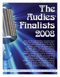 The Audies Finalists