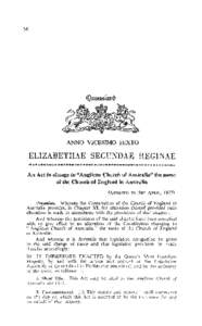 Politics of Australia / English Reformation / Anglicanism / Christianity in the United Kingdom / Protestantism / Anglican Communion / Constitution of Australia / Australia Act / Interpretation Act / Christianity / Australian constitutional law / Chalcedonianism