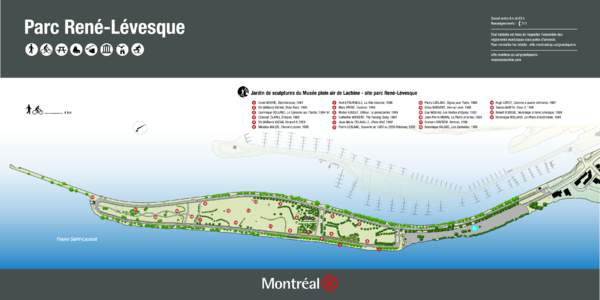 Parc René-Lévesque  Ouvert entre 6 h et 23 h Renseignements : 311 Tout individu est tenu de respecter l’ensemble des règlements municipaux sous peine d’amende.