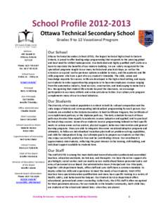 Microsoft Word - OttawaTechnicalSecondarySchoolProfileFinal