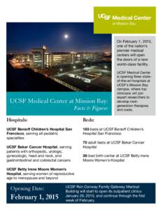 San Francisco Bay Area / Mission Bay /  San Francisco / University of California /  San Francisco / Michael R. Harrison / University of California / California / UCSF Medical Center