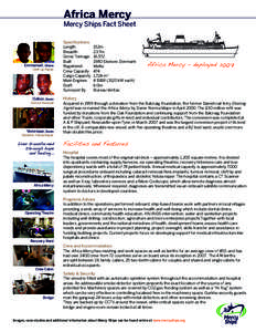 Africa Mercy  Mercy Ships Fact Sheet Emmanuel, Ghana Cleft Lip Repair