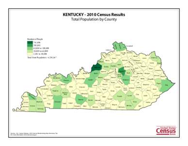 KENTUCKY[removed]Census Results Total Population by County Number of People  bl