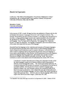 L. L. Zamenhof / Antoni Grabowski / Esperantist / Dua Libro / Edmond Privat / Zamenhof / William Auld / Esperantido / The Life of Zamenhof / Esperanto / Esperanto literature / International auxiliary languages