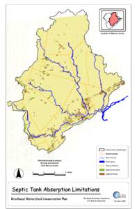 Location in Monroe County  Brodhead Watershed Boundary Municipal Boundary Water Features