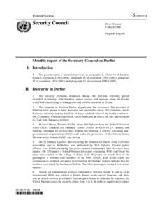 Sudan / War in Darfur / Darfur / United Nations Security Council Resolution / African Union Mission in Sudan / Darfur conflict / International relations / Africa