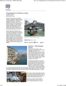 Impressions of Venice, Italy :: EDGE United States  1 of 5 http://www.edgeunitedstates.com/index.php?ch=travel&sc=&sc3=&id=9...