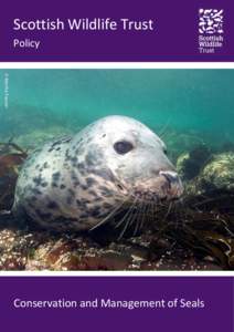 Scottish Wildlife Trust Policy © Martha Tressler Conservation and Management of Seals 0