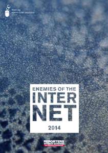 Institutions that are Enemies of the Internet 12 March 2014 Surveillance  Censorship