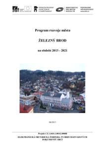 Program rozvoje města ŽELEZNÝ BROD na období 2013