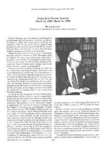 AmericanMineralogist,Volume74,pages139+1396, 1989  Memorial of Werner Nowacki