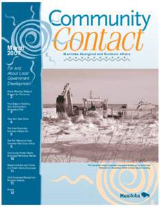 March 2007 Manitoba Aboriginal and Northern Affairs  For and